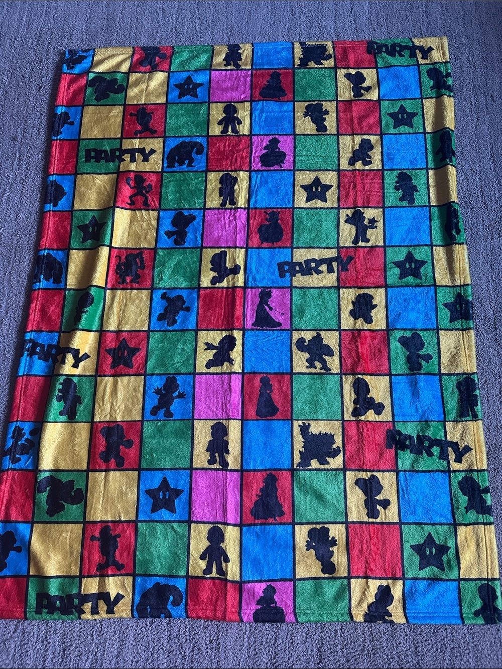 Mario Party Blanket
